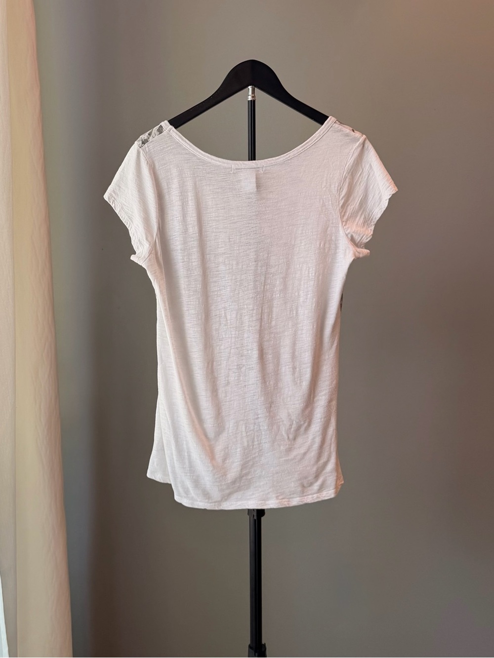 Vintage Y2K RxB Paisley Studded Cotton T-Shirt L Scoop Neck Short Sleeve Bling - Picture 2 of 8